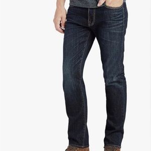 Lucky Brand 410 Athletic Slim Fit Denim Blue Jeans Cotton Blend Men's 38x32